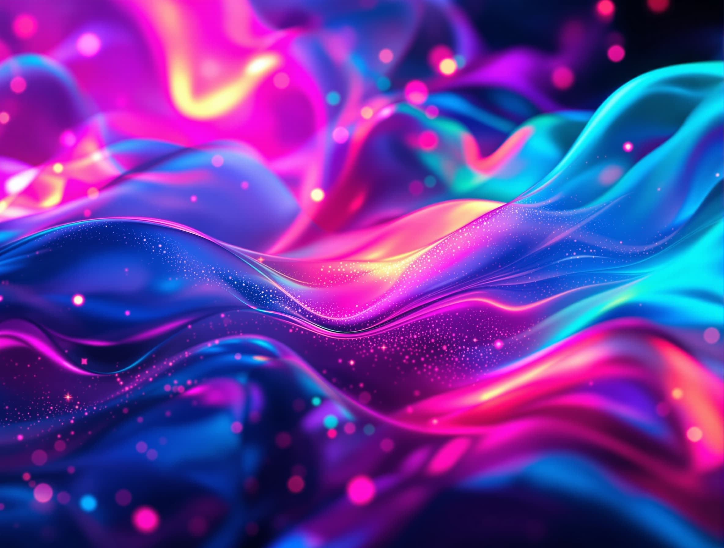 abstract art in neon gradients, cinematic lighting, shallow depth of field, ultra detailed, vivid color grading