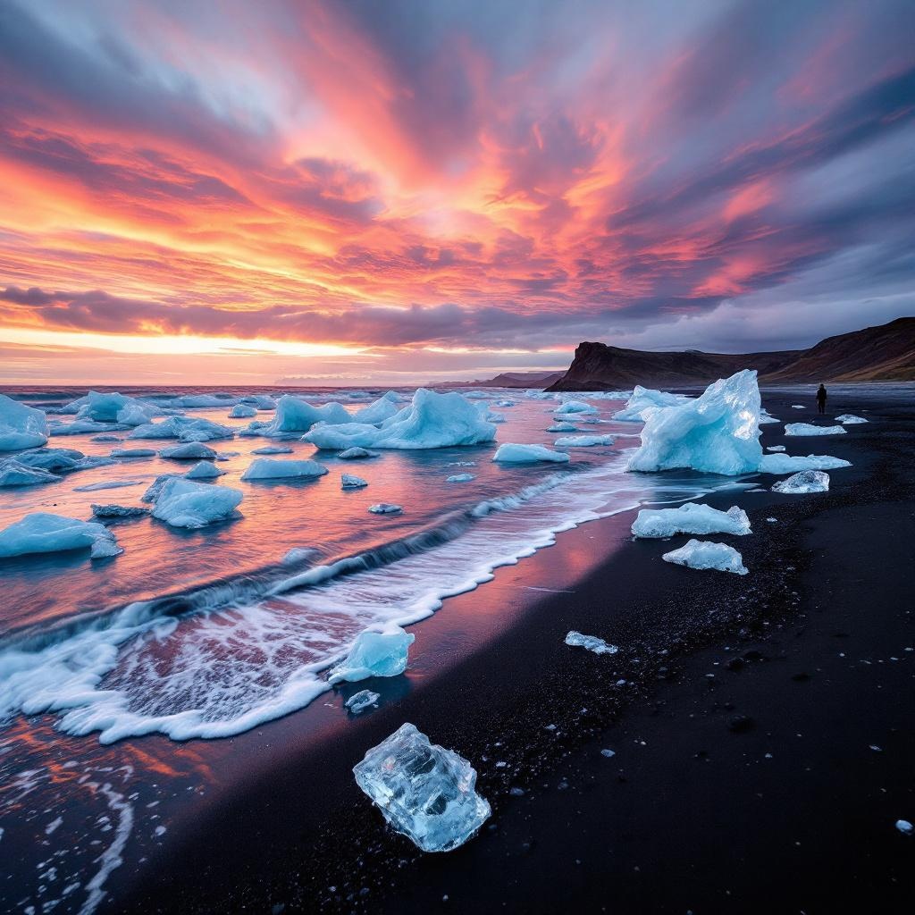 AI-generated dramatic landscape